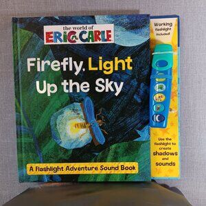 Eric Carle Firefly Light Up the Sky Flashlight Adventure Sound Book Pop Up WORKS